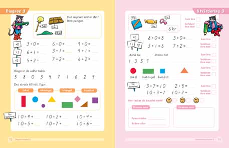 Matematik Mästerkatten del för del. BASLÄROMEDEL F 3 1. Varje kapitel inleds med ett inspirerande sagoäventyr.