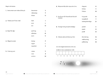 eleverna att använda ordlistor och ge dem verktyg för att kunna gå vidare och själva söka information från olika källor Ordvalen, årskurs 2 3 och SVA