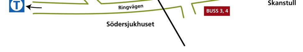 Det finns ett begränsat antal besöksparkeringar i parkeringsgaraget inom Rosenlundsområdet.