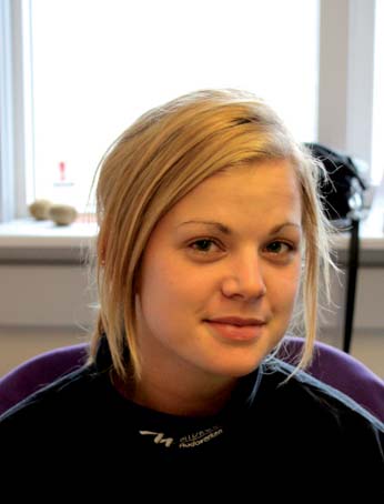 Mikaela Andersson på Rodoverken Rodoverken deltar i stoppet på Preemraff i Göteborg med som mest cirka 120 personer.
