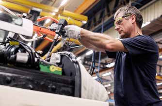 Volvo Bussars fabrik i Wroclaw är den enda fabriken i Europa som tillverkar