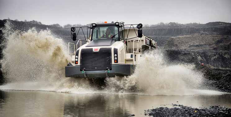 inblick I VÅR OMVÄRLD TUFFA TEREX TRUCKS Terex Trucks är ett nytt tillskott till Volvokoncernens varumärken. Bolaget förvärvades formellt av Volvo CE från Terex Corporation i juni 2014.