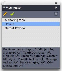 ANVÄNDARGRÄNSSNITTET Standard: Det här är standarduppsättningen med visningsalternativ som visas när du skapar din första layout efter att du startade QuarkXPress för första gången.