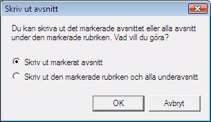 Skriva ut en hjälpbeskrivning Det går att skriva ut den information som finns i hjälpavsnittet till P-touch Editor.