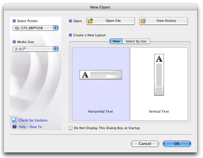Mer information finns i hjälpavsnittet till P- touch Editor. Starta hjälpavsnittet till P-touch Editor I det här avsnittet beskrivs hur du startar hjälpavsnittet till P-touch Editor för Mac.