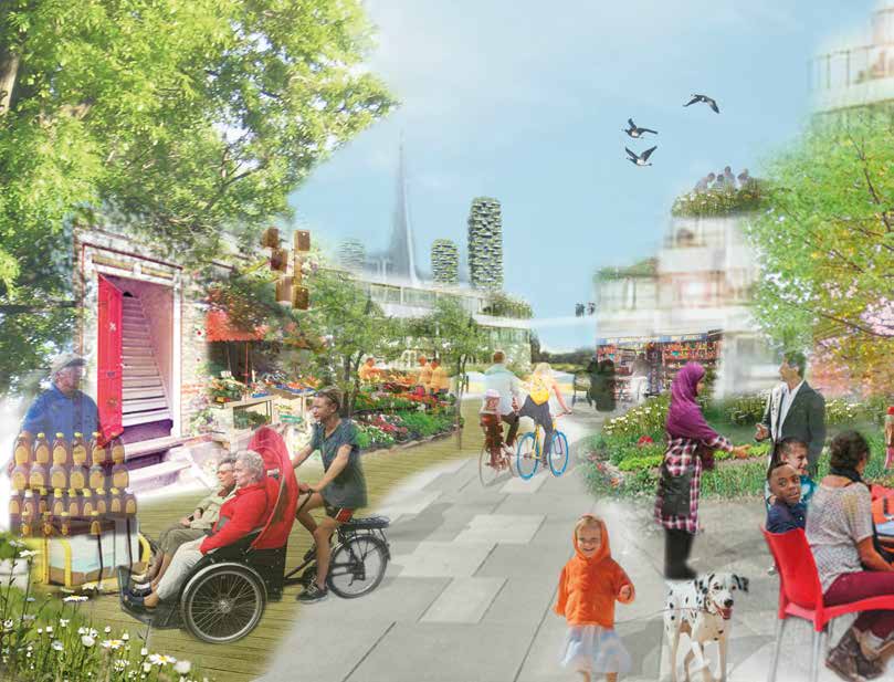 STADSUTVECKLING Den nya täta staden Öresundsregionen kommer att växa med en miljon invånare. Genom förtätning och grön stadsutveckling får alla plats samtidigt som regionens attraktivitet ökar.