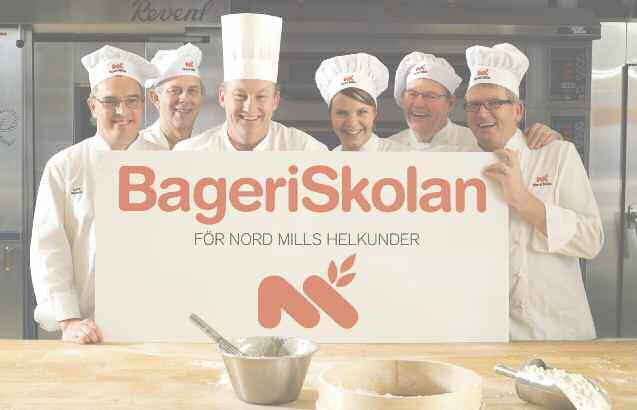 9 Gänget bakom Lantmännen Cerealias bageriskola, fr v Lars Pålsson och Yngve Persson, Jan Boris- Möller, Kristina Persson, Lars-Åke Rosenqvist och Gösta Ekblad.