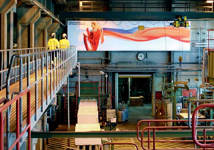 10 Destination / Södra Cell Mörrum foto: Rolf Andersson Fabrik som varumärke Att använda designprocessen för att utveckla fabriker är relativt nytt.