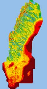 Stora ytor i landet har goda vindförhållanden Vindhastighet på 103 meters höjd > 8,5 8,5 9,0 8,0 8,5 7,5 8,0 7,0 7,5 6,5 7,0 6,0