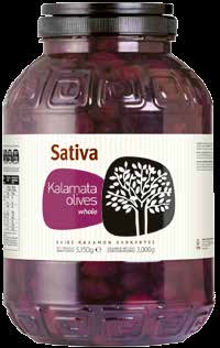 Visste du att: Kalamata-oliven, som man kallar kungen av de grekiska oliverna, är glänsande, brunsvart och har en karakteristisk mandelform.