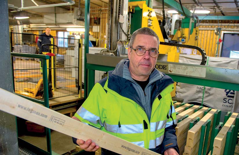 Väldigt bra på att möta vårt behov Till SCA Timbers största sågverk i Sverige, Bollstasågen utanför Kramfors, levererar Tegsnässkidan bindströn och underslag sedan många år tillbaka.