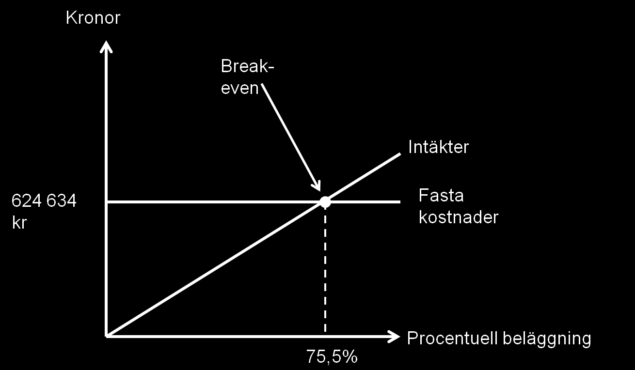 Ekonomisk diskussion Under det första verksamhetsåret, som sträcker sig från mars till december, räknar vi med att StoreMore AB kommer att göra ett negativt resultat på lite drygt 50 000 kr, detta