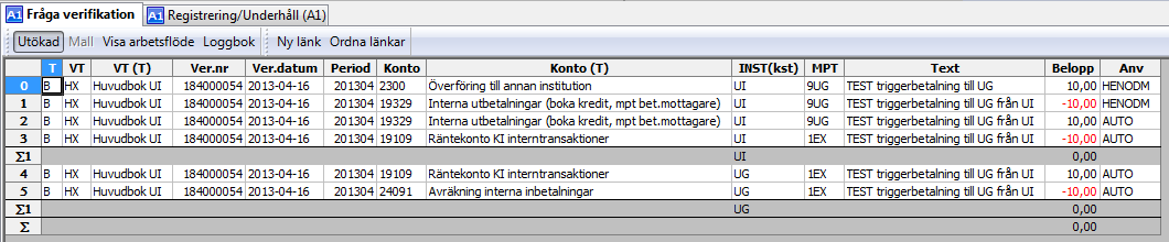 säljaren och internt kostnadskonto enligt kontoplanen för köparen. Se även Internredovisning, kapitel 8. Sista dag för internfakturering inför hel- och halvårsbokslut är 30 november och 31 maj.