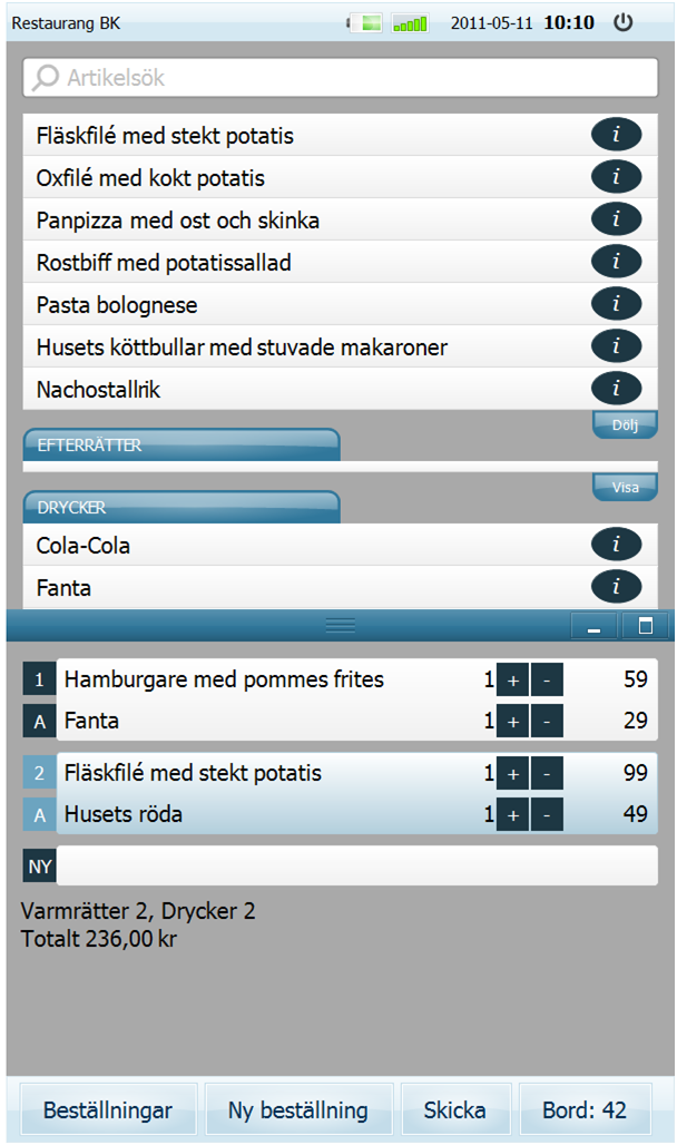 4.1 UTFORMNING AV GRAFISKT GRÄNSSNITT 35 Figur 4.