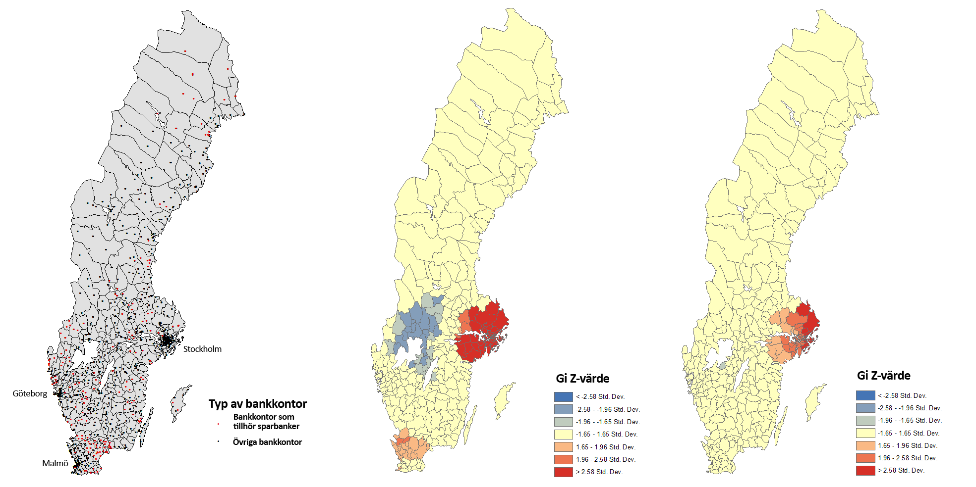 Figur 2-4 Figur 2: Antal bankkontor 2010 Figur 3: Klusteranalys, antal bankföretag Figur 4: Klusteranalys, antal bankkontor Sammanfattning och policyslutsatser Denna policysammanfattning ger en