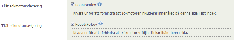 17 Sökmotoroptimering En viktig faktor när man jobbar med sin sajt är att se till att den är synlig på ett bra sätt för sökmotorer.