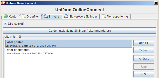 10 Använd säker kommunikation (HTTPS) är alltid förmarkerad men kan avmarkeras om det är nödvändigt. Klicka för att spara.