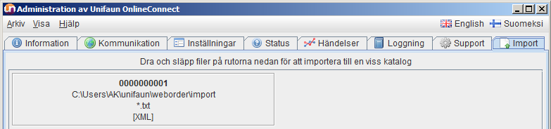 20 TIPS! Om du vill göra en backup på dina inställningar kan du spara ner en kopia av mappen weborder. Du ser sökvägen under Supportfliken och rubriken Kataloger > Uppdatering.