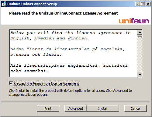 5 2 Installation i Windows-baserade system För installation i ett Windows-baserat system, kontrollera först systemkraven för Windows i avsnittet Systemkrav, kontrollera sedan att du har nödvändiga