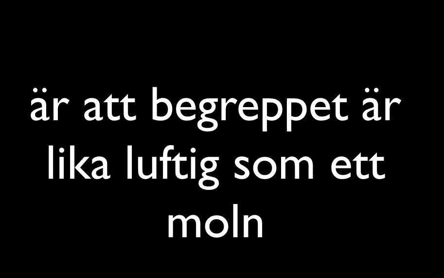 Problemet med kultur.