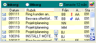 CRM-handbok - Aktiviteter 2.3. Meddelande Viktiga meddelande om exempelvis driftsstopp eller planerade driftsstopp sänder du enkelt med hjälp av denna funktion.