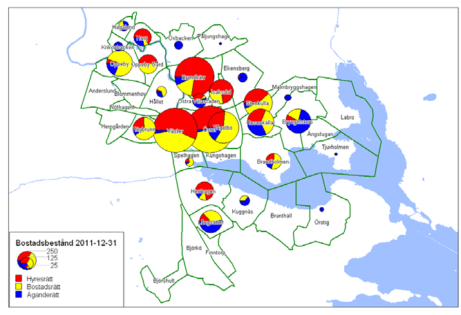 Flyttnettot har varierat kraftigt över åren. Från 2011 till 2012 skedde en markant ökning av flyttnet tot.