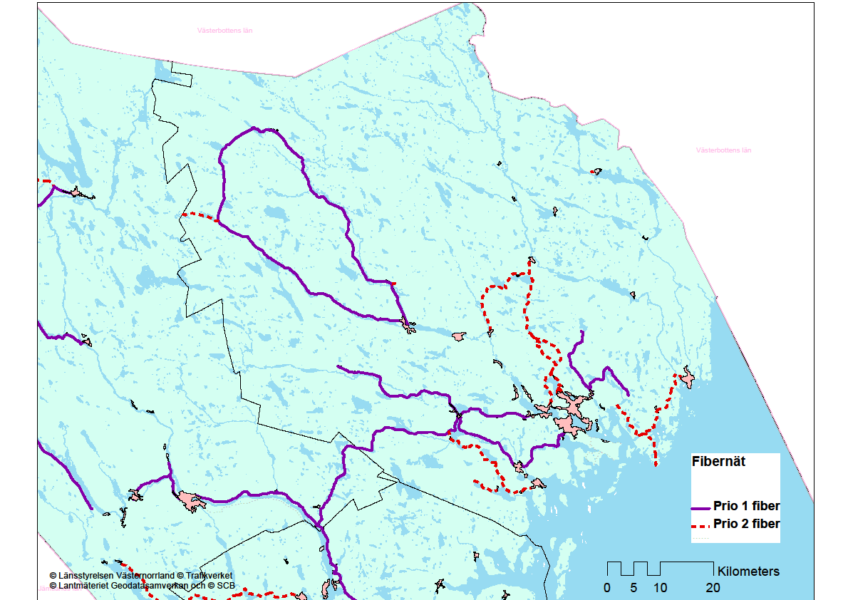 Sträckor Bredbyn Bredbyn-Solberg Bredbyn Myckelgensjö Örnsköldsvik- Gålsjö Tävra (E4)-Ravesta-Landsjö Bjästa(E4)-Sidensjö Sund-Köpmanholmen- Hålviken Sidensjö Skorped