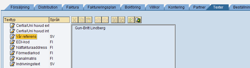 2. Fälten på kundordern och deras placering på fakturan 2a. Ifyllbara textfält på kundordern och teckenantal Textfälten i huvuduppgifterna 5 6 7 5 6 7 Certia/Uni huvud extern.