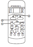 11 TORKFUNKTION ATT STARTA Se till att strömmen är inkopplad till inomhusenheten och att driftindikatorlampan på displaypanelen på inomhusenheten börjar blinka. 1 MODE (läge) knappen.