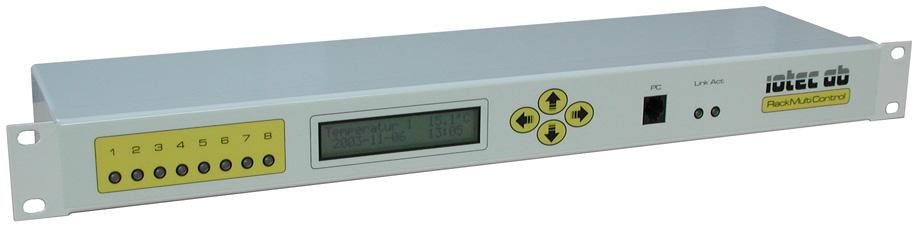 RMC i korthet Rack Multi Control, RMC, är ett system för övervakning av temperatur, fuktighet, vattenläckage, rökutveckling, nätspänning eller vad man finner lämpligt.