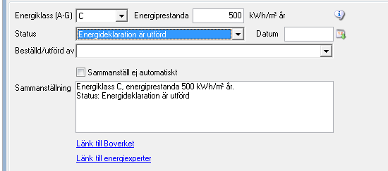 I den allra minsta varianten av symbolerna är bokstäverna A och G istället vita, för att synas bättre. Notera att det även finns varianter med eller utan undertext ( Denna byggnads energiklass ).