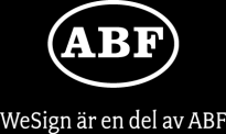 Vill du kontakta oss på WeSign? Projektledare: Anna Öjebrandt, anna.ojebrandt@abf.se Kommunikatör: Charlotte Gustavsson, charlotte.gustavsson@abf.