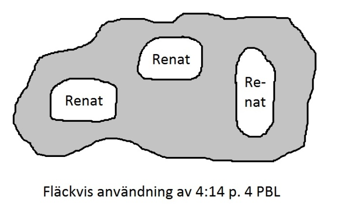 56 11. Där lagen lämnar luckor 11.1. Fläckvis sanering enligt 4:14 p.