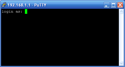 Freecom Data Tank Gateway 5.5.2 Ansluta med SSH-servern Windows Installera en SSH-klient (t.ex. Putty) och starta den.