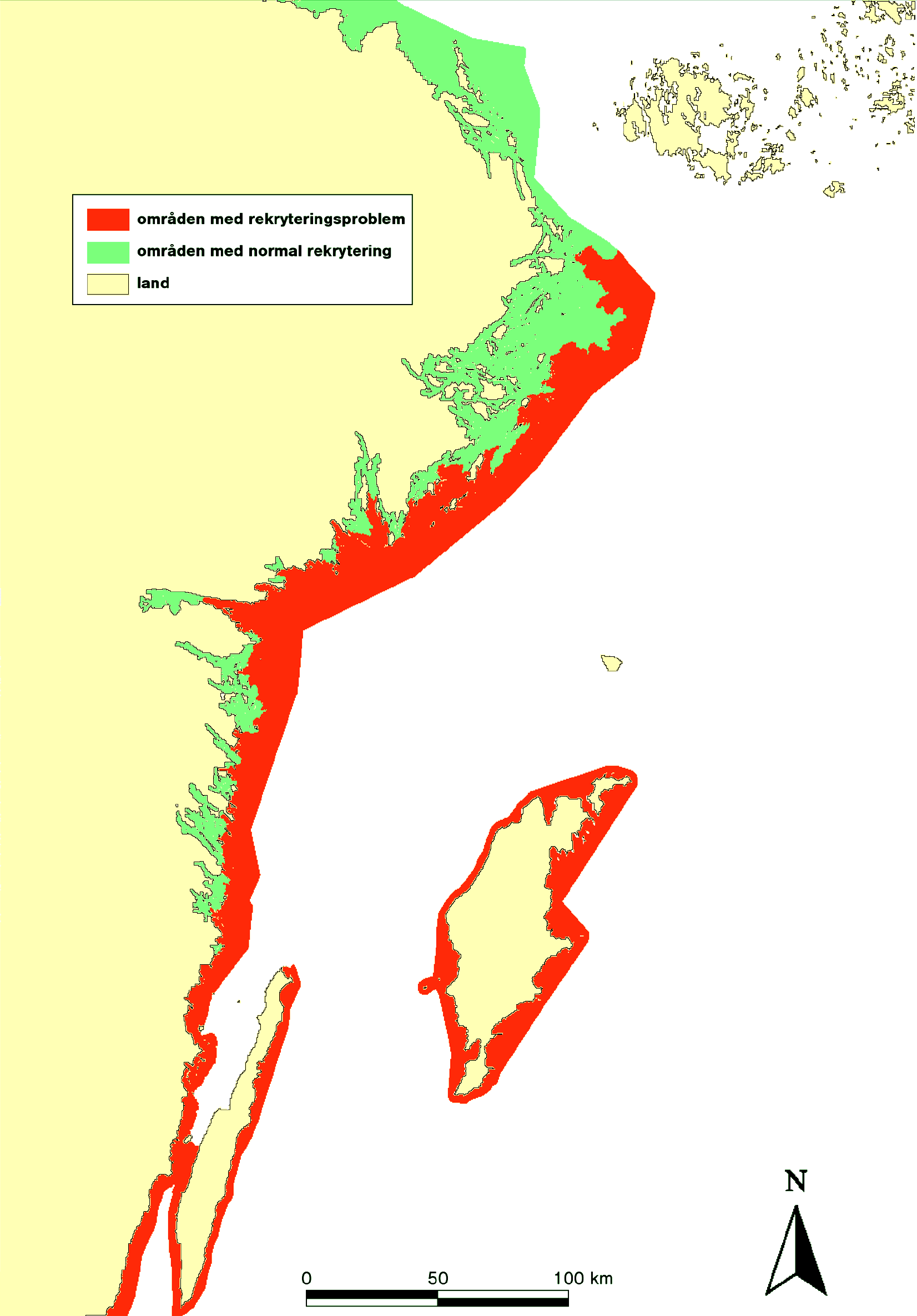 2004:88 Figur 26. Översiktlig sammanställning av abborrens rekryteringsframgång.