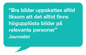 47% av journalisterna tror att nyhetstips