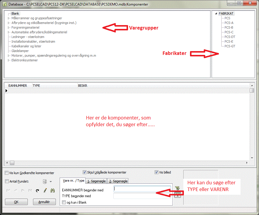 Placera nästa motor direkt från databasen Du kan också gå direkt till databasen för att hämta dina komponenter. Tryck[D] på tangentbordet för att öppna databasen.