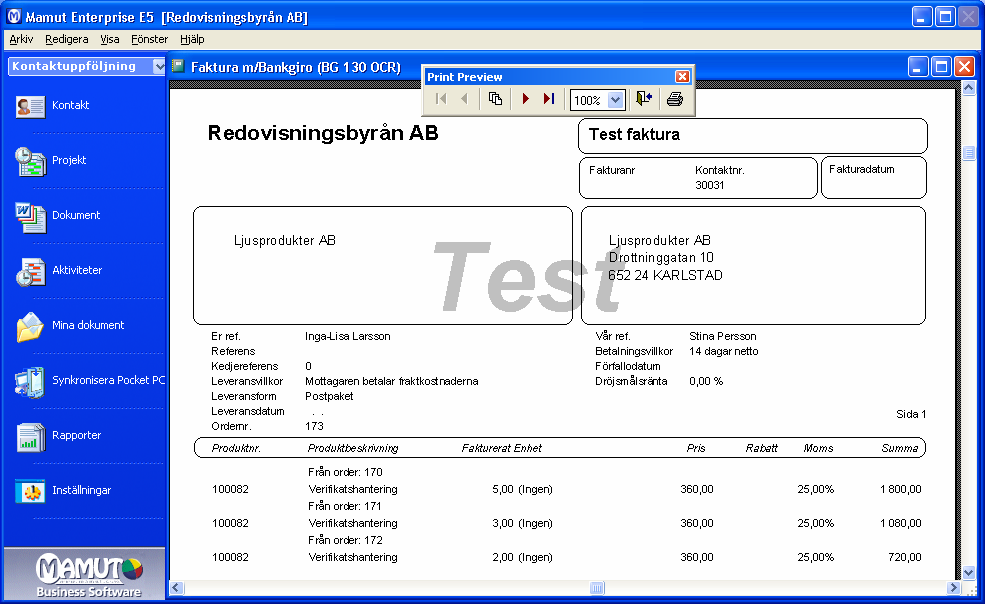 KLIENTUPPFÖLJNING, TIDSRAPPORTERING OCH AKTIVITETSSTYRNING 5.