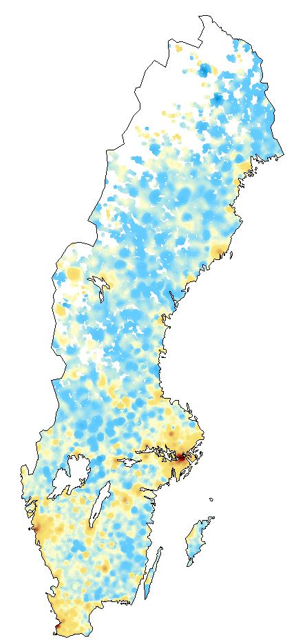 1 Inledning Den konventionella bilden av befolkningsutvecklingen i Sverige är att de större städerna ökar och att befolkningen i mindre orter och på landsbygden minskar.