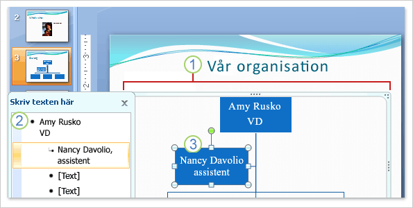 Textruteformat. Fliken Format i Ritverktyg har format för textrutor och andra figurer. Visa figurgalleriet och peka på ett format. En förhandsgranskning av formatet visas på bilden i textrutan.