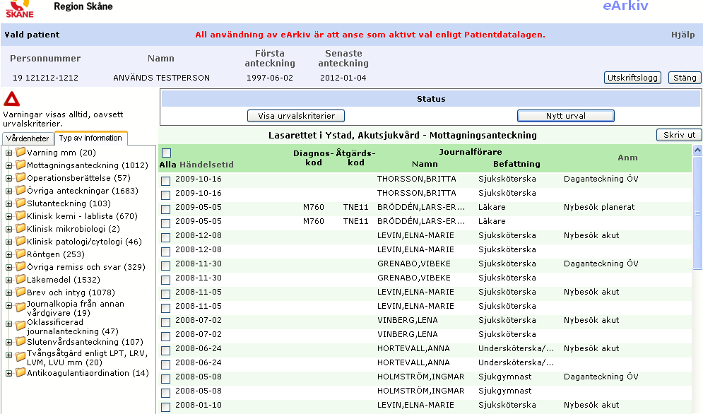 HoS webbklient