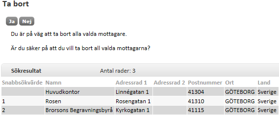 8 Får du meddelande på skärmen om att värden i filen är felaktiga, kontrollera filen för att säkerställa innehåll och struktur och ändra så att filen är korrekt. Gör sedan ett nytt försök.