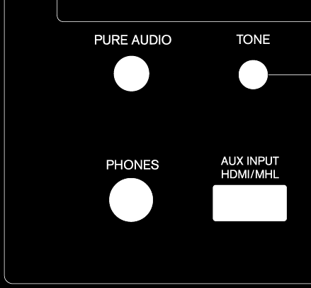 PURE AUDIO-läge (europeiska, australiska och asiatiska modeller) och ge en renare ljudåtergivning. När detta läge väljs tänds indikatorn PURE AUDIO på enheten.