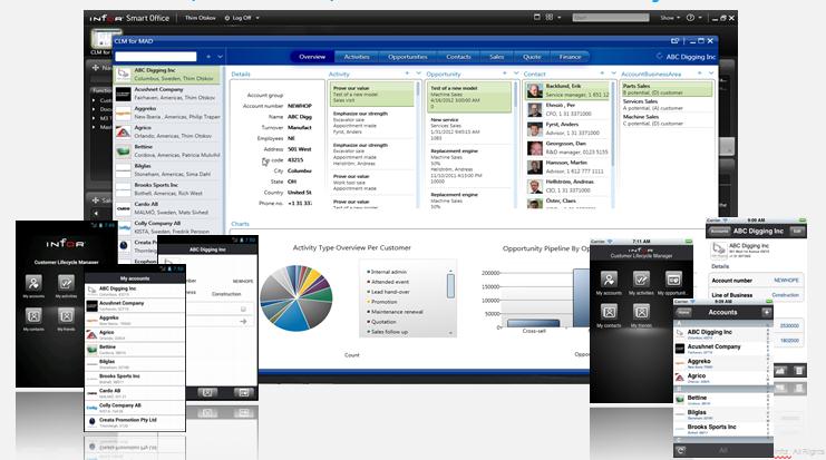 Täcker hela spektrat av CRM-lösningar Byggt för M3 Best of Breed Inforce Tight integrerat med M3 Tillgång till all info genom