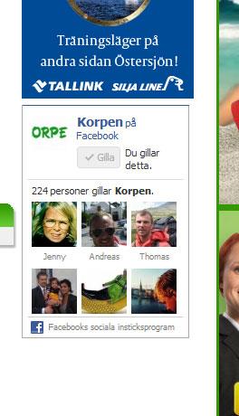 Klicka på HTML knappen och då kommer du att få upp ett fönster i HTML och källkodsläge. Klistra här in din kod som du har kopierat från Facebook.