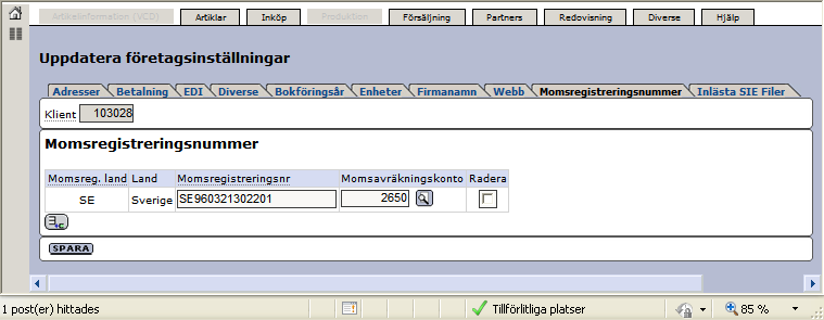 Senast Uppdaterad: 12-02-01 Exder Small Business Sida 61 av 87 Inaktivt Aktuellt bokföringsår är ej längre valbart utan att status ändras.