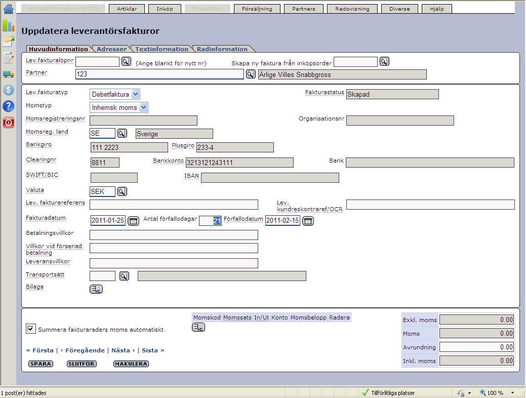 Senast Uppdaterad: 12-02-01 Exder Small Business Sida 8 av 87 2.3.