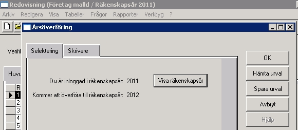 i Jobbkön att jobbet har gått bra. När körningen är klar är det nya året öppet för budgetering och periodisering. 2.