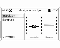 64 Navigation Information i kartvyn På höger sida av bilden visas följande information: En kompassymbol som visar riktningen för norr.