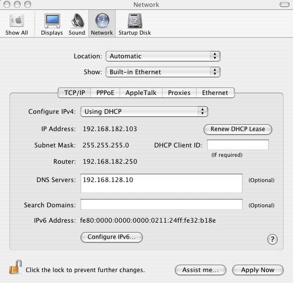 3. För att erhålla ipv4 IP-inställningarna automatiskt, markera Obtain an IP address automatically (Erhåll en IP-adress automatiskt).